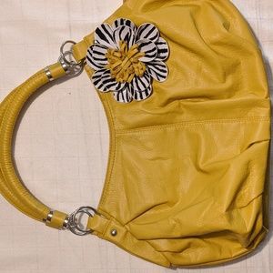 Flower Mustard Hand Bag